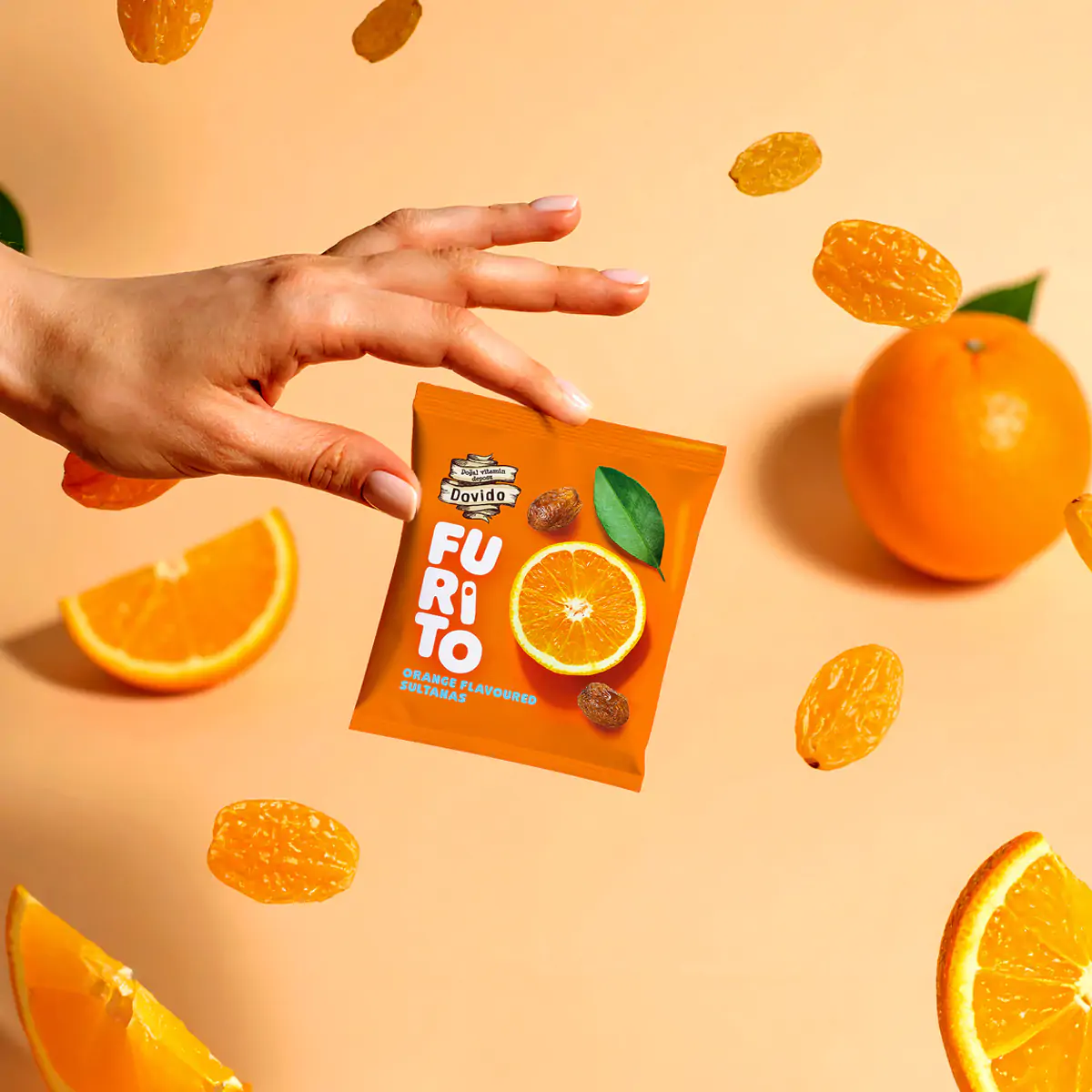 doğal muz&portakal aromalı kuru üzüm